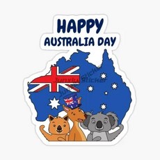호주 국기지도 엠블럼 스티커 냉장고 벽장식 자동차 자전거 창 트럭 테이블 헬멧 데칼, 2. Australia, D. 20cm