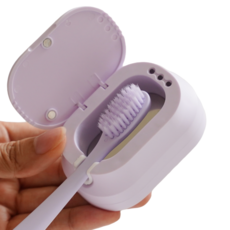 브러쉬업 케어즈 미세플라스틱 제로 친환경 칫솔살균기, 1인용 라일락 퍼플