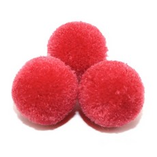 아트위브 핸드메이드 울 소재 폼폼이 40mm, 10개입, #12(레드)