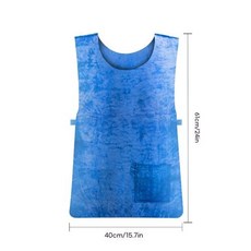 냉각 조끼 작업복 등산 겸용 여름용 쿨링 냉장 불필요 경량 편안한 안전 콜드 방수 스포츠 원단