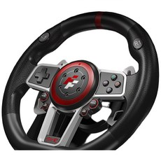 AS電玩 跨平台賽車方向盤 支援PS5/PS4/Switch/PC 鈴鹿車神豪華版, 1套裝, 鈴鹿車神