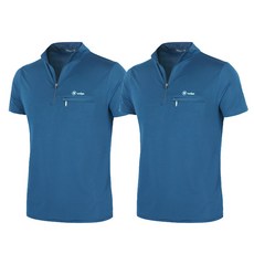 1+1 남성 등산 작업복 냉감 집업 쿨 티셔츠 휴스