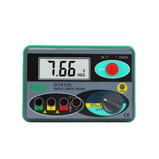 접지 저항 테스터 DY4100 클램프 측정기 검전기 시험, 1개, DY4100(세트)