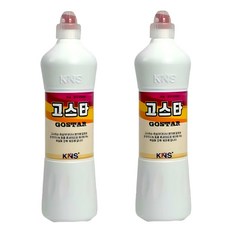 고스타 변기세정제 1L 화장실 욕실 변기 청소 세제 클리너 요석제거제 좌변기 타일 물때제거 킴엔에스, 2개