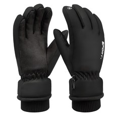 리브스포 스키장갑 세트 LS-SG01, 블랙, 1세트