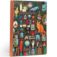 eeBoo 이부 Piece & Love: Luxe 저널 - 연금술사 캐비닛 112pg 금박 노트 일러스트레이션 하드커버 도트 및 유선 종이 20.3 x 14.8cm(8 5