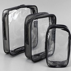 PVC 보관 파우치 다용도파우치, 소 - 블랙