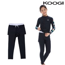 쿠기 여아동 반바지 9부 워터레깅스 수영복 KG-L669