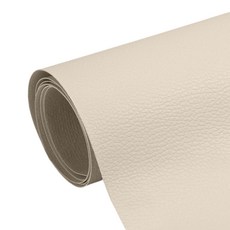 원달러샵 새 것같은 고급PU 초강력 국민 가죽 스티커 완전 대형, 4개, 베이지