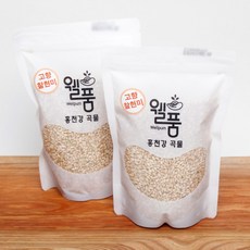 홍천강 누룽지향 찹쌀 찰현미, 찰현미 1kg, 2개