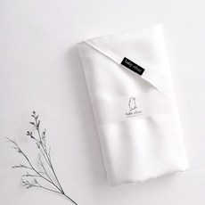 베이비이든 무형광 항균 아기 목욕타월, 1개, 크림화이트