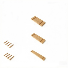 木質洞洞板置物架 牆壁掛板 免釘安裝 收納裝飾, 加購洞洞板配件一套, 1套