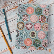 小花園 書衣 書套 可調式 布書衣 A6 A5 B6 50K 25K 32K 20K 16K, 1個