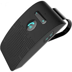 와이하아 휴대폰 카 키트용 블루투스 무료 제공 자동차 스피커폰용 블루투스 4.2 바이저 클립 지원 시리 구글 어시스턴트 제공