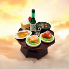 쥬얼포레 납골당 장식 미역국 생선구이 참치회 연어회 생일 케잌 술상 봉안당 추모장식 제사 제사상 추모관 추모공원, 혼합색