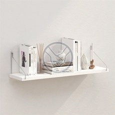 더가 화장실벽선반 데코선반 60x15cm 화이트