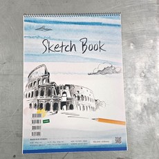 5절 사이즈 180g 4000 스케치북 도화지 11매 전문가용 hay+378QI