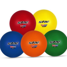 스타스포츠 소프트 안전 피구공 2호 3호 4호 학교 체육 실내 공놀이, 3호 옐로우, 1개