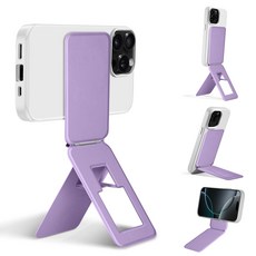 탁상용 맥세이프 각도조절 거치대 라이브방송 삼각대 스탠드멀티 슬림 스마트 셀카봉, 1개, 라벤더
