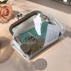 엠스윕 여행용 파우치 투명 동전지갑