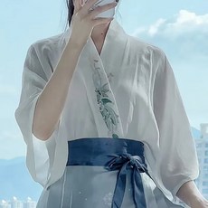 JoYouth 여성 생활한복 철릭원피스 개량 퓨전 치마