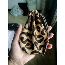 豹紋牛皮文玩袋 中號