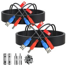 ANLINK 2 Pack 10FT/3M All-in-One Video Power Cable Premade BNC Video Power Cable Extension Wire f, ANLINK 2 Pack 10FT/3M All-in-O