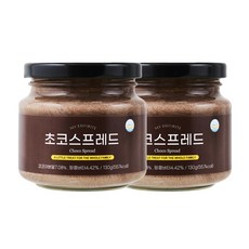프프프 초코 스프레드 잼 천연 버터 스프레드, 2개, 130g