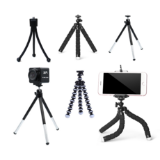 문박스 다용도 만능 삼각대 스마트폰 거치대 모음 유튜브 핸드폰 BJ 방송 개인 트위치 유튜버 아프리카 철구, 1개