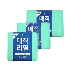 센스큐 매직리필 재활용 분리수거 리필봉투 220 250 280 5묶음 대용량 쓰레기비닐봉투