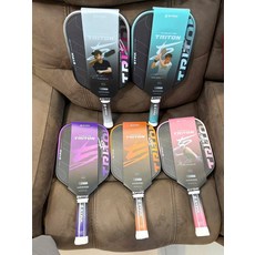 SYPIK Triton Ultimate Pro 板式匹克球拍, 橘色,粉紅色,青藍色,黑色, 3個