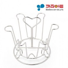 원형 컵걸이 컵홀더 컵건조대 식기건조대 컵꽂이 컵받침 걸이 스텐, 1개, 상세페이지 참조