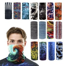 다용도 멀티 스카프 머플러 자전거 버프 쿨 넥워머 목토시, 상세페이지 참조, 1개