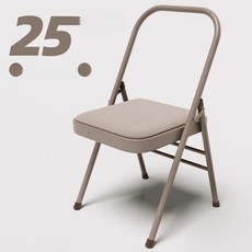 접이식 요가의자 체어 홈트 필라테스 거꾸리 스트레칭, 그레이 단일 25mm직경1.5mm벽두께