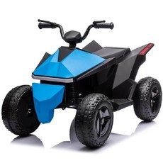 사이버쿼드 전동 ATV 더트 사륜 오토바이 미니카, 한 사이즈, 2. 12V7 배터리 듀얼 550 모터 파란색
