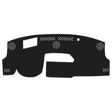 e系列 汽車儀錶板 隔熱避光墊 適用於 2015年10月-2019年LEXUS RX, 黑色, 2015年10月-2019年RX有抬頭長毛(長度3-4mm)