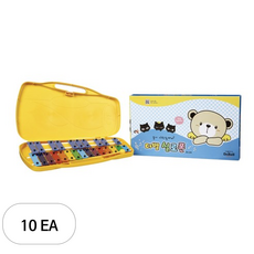 다벨 실로폰 DX-25K, 25판, YELLOW (노랑), 10개