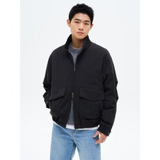 [국내매장정품] 에잇세컨즈 8SECONDS 패디드 해링턴 자켓 재킷 블랙 425138LYC5 170262