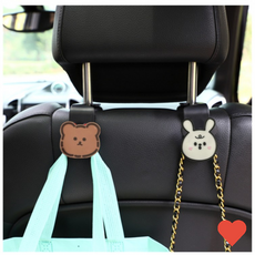 차량 수납 더 월리 샵 자동차 대형 동물 걸이 뒷좌석, 토끼