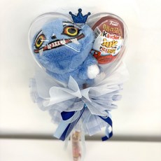 토닥꽃상점 데몬헌터스 더피 동전지갑 하트봉 꽃다발 더피인형키링 킨더조이 선택불가, 더피인형키링(킨더조이 선택불가)