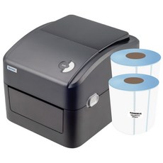 Xprinter 標籤打印機 XP420B, 1套, XP420標籤機+2卷貼紙