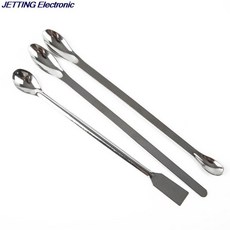 12PCS 스테인레스 스틸 실험실 숟가락 샘플링 혼합 마이크로 특종, 한개옵션0