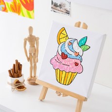 네이처뮤지엄 민화샵 팝콘펜 도안 세트, 팝콘물감펜 6색 I2300230