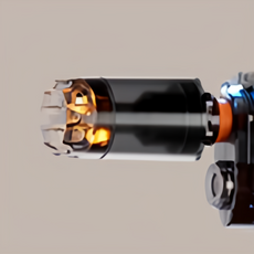 M416 水槍 全自動電動 兒童玩具 商檢合格, 1個, 水槍燈光消音器
