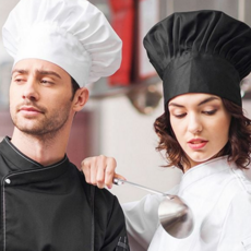 주방 조리사 모자 밴드형 요리사 남녀공용 면 조리사 모자 업소용