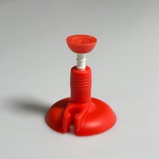 겨울 제자리 1초 티업 골프티 고무티 실리콘티 드라이버티 티샷 높이조절, 레드, 1개