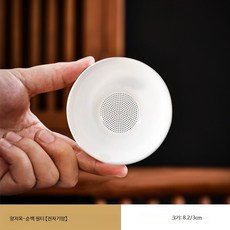 도자기 티필터 스테인리스 메쉬 찻잎거름망 다기세트용, 순백 전체 도자기 필터