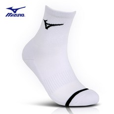 (5족1세트)미즈노 릴렉스핏 미드 3중쿠션 골프양말 스포츠양말, 화이트
