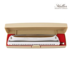 반음 하모니카 24홀 크로매틱 C키 HM-24B, 실버, 1개