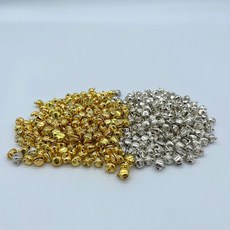 미니 방울 벨 종 딸랑이 부자재 DIY 8mm, 골드, 골드
